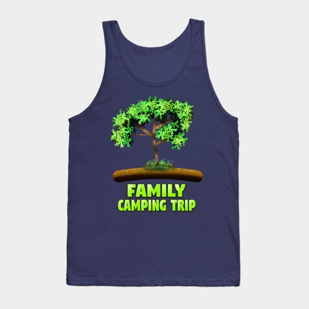 Family Camping Trip Tank Top by MoMido